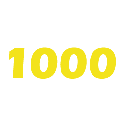 The 1000 number, showing KET’s focus on the importance of a child’s first 1000 days in a child’s early childhood development